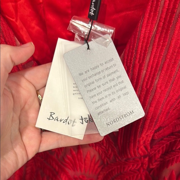 Bardot Red Sleeveless Dress - Picture 3 of 5